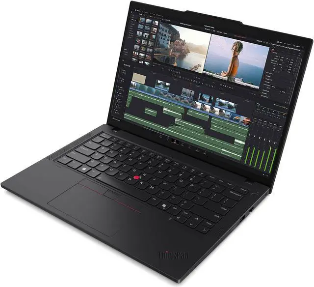 Alt view image 3 of 7 - Lenovo ThinkPad P14s Gen 5 AMD Laptop, 14" IPS 60Hz,Ryzen 7 PRO 8840HS,16GB, AMD Radeon 780M, 512GB SSD,Win 11 Pro