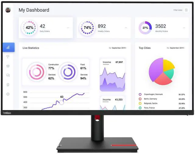 Main image of Lenovo ThinkVision T32p-30 31.5 inch Monitor