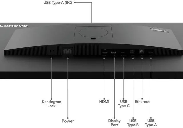 Alt view image 7 of 15 - Lenovo ThinkVision T32p-30 31.5 inch Monitor