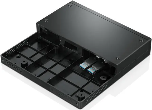 Alt view image 6 of 9 - Lenovo Thinkcentre Nano Tio Bracket for Thin Client Black 4XF0V81632