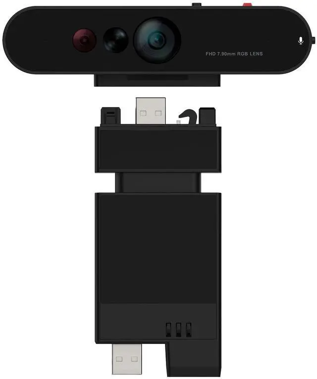 Alt view image 2 of 6 - Lenovo ThinkVision MC60 (S) Monitor Webcam