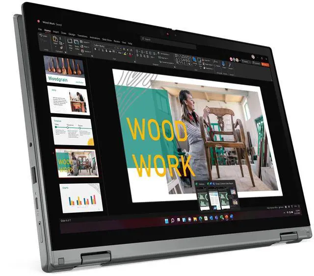 Alt view image 4 of 7 - Lenovo ThinkPad L13 Yoga Gen 4 Intel Laptop, 13.3" IPS 60Hz, 13th Generation Intel Core i3-1315U, 8GB, 256GB SSD