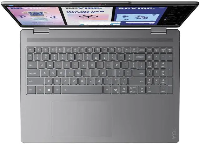 Alt view image 5 of 8 - Lenovo Yoga 7i 2-in-1 Laptop, 16" IPS Glass,Intel Core Ultra 5 226V,16GB, Arc Graphics 130V, 1TB SSD,Win 11 Home
