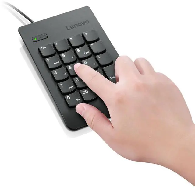 Alt view image 8 of 12 - Lenovo Kbd_Bo Num Keypad 1 Numeric Keypad Usb Universal Black