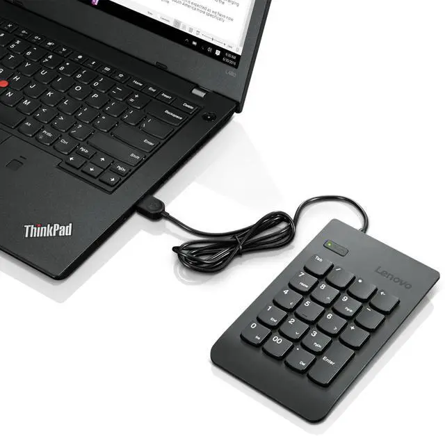 Alt view image 10 of 12 - Lenovo Kbd_Bo Num Keypad 1 Numeric Keypad Usb Universal Black