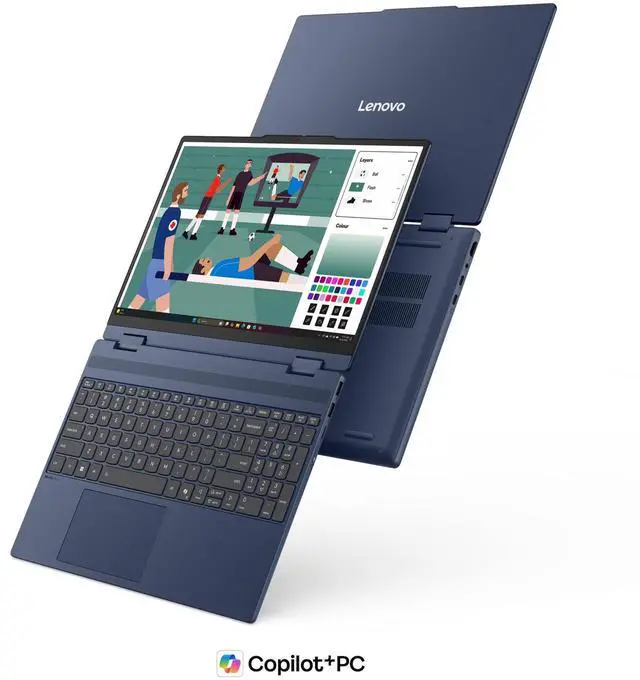 Alt view image 5 of 7 - Lenovo IdeaPad 5i 2-in-1 Laptop, 15.3" IPS Glass, Intel Core Ultra 7 355, 32GB, 1TB SSD