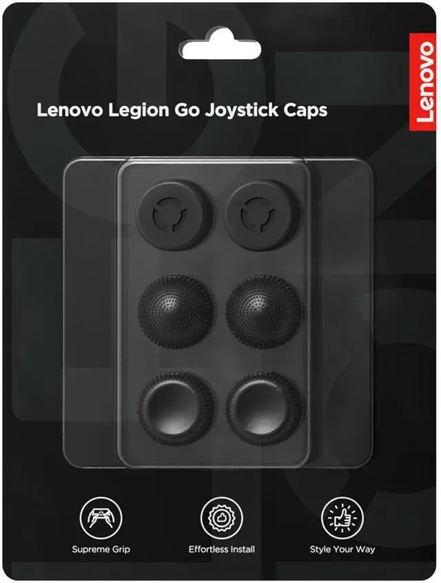 Main image of Lenovo Legion Go Joystick Caps (Eclipse Black), For Gaming