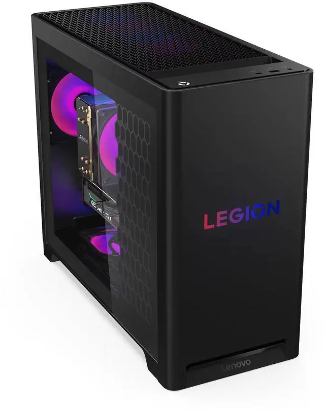 Alt view image 3 of 6 - Lenovo Legion Tower 5 Gen 10 30L Desktop, Ryzen 9 7950X3D, 32GB, NVIDIA RTX 5070 Ti 16GB GDDR7, 2TB SSD, For Gaming