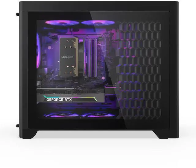 Alt view image 4 of 6 - Lenovo Legion Tower 5 Gen 10 30L Desktop, Ryzen 9 7950X3D, 32GB, NVIDIA RTX 5070 Ti 16GB GDDR7, 2TB SSD, For Gaming
