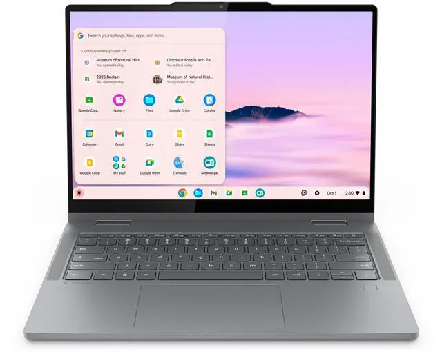 Main image of Lenovo Chromebook Plus 2-in-1 Laptop, 14" IPS Glass,Intel Core 3 N355,8GB, Graphics, 128GB,Chromeos