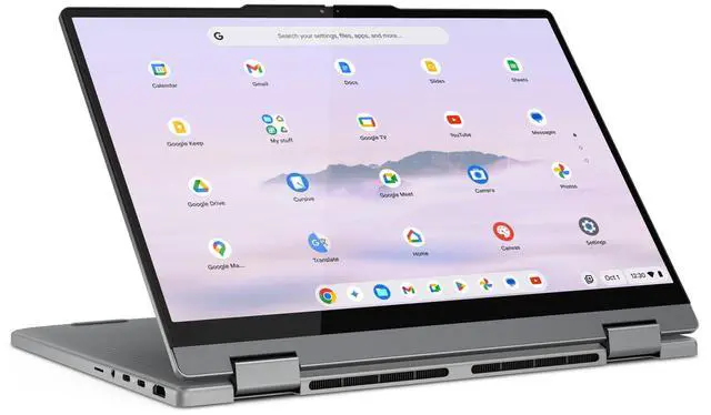 Alt view image 4 of 7 - Lenovo Chromebook Plus 2-in-1 Laptop, 14" IPS Glass,Intel Core 3 N355,8GB, Graphics, 128GB,Chromeos