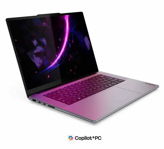 Alt view image 2 of 7 - Lenovo Yoga Pro 7i Aura Edition Laptop, 15.3" Glass,Intel Core Ultra 9 386H,32GB, RTX 5060 GPU 8GB GDDR7, 1TB SSD,Win 11 Pro