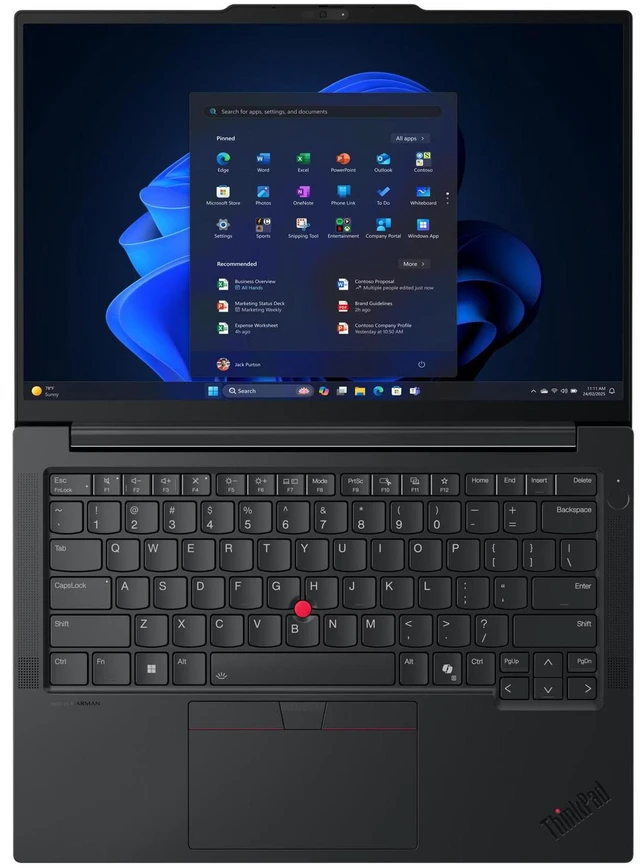 Alt view image 6 of 7 - Lenovo ThinkPad E14 Gen 7 Intel Laptop, 14" IPS 60Hz,Intel Core 7 240H,32GB, Graphics, 1TB SSD,Win 11 Pro
