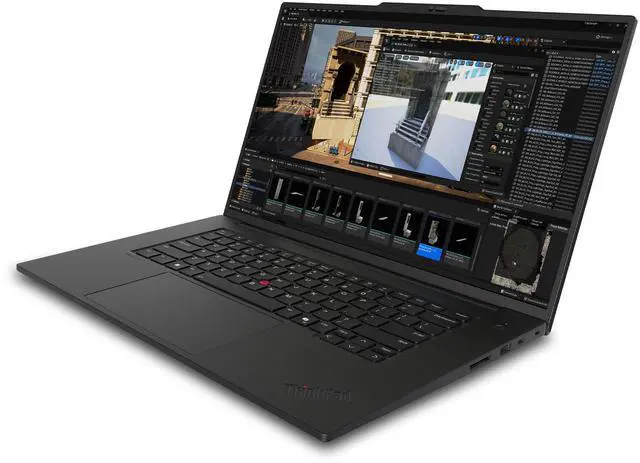 Alt view image 3 of 7 - Lenovo ThinkPad P1 Gen 7 Intel Laptop, 16" Low Blue Light, Intel Core Ultra 7 155H, 32GB, 512GB SSD