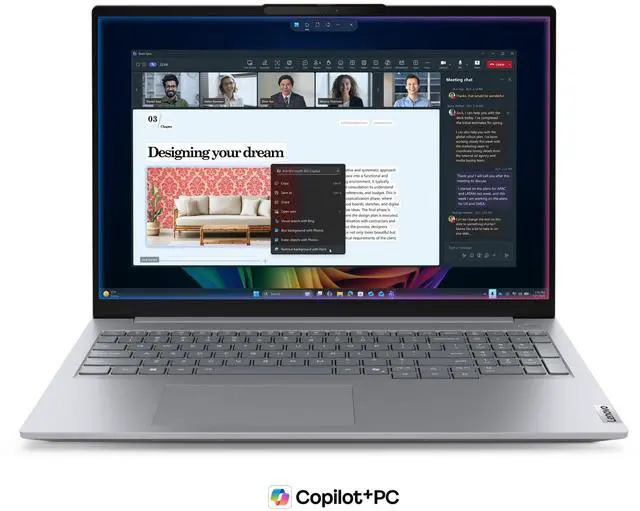 Main image of Lenovo ThinkBook 16 Gen 9 Intel Laptop, 16" IPS 120Hz, Intel Core Ultra 5 325, 16GB, 512GB SSD
