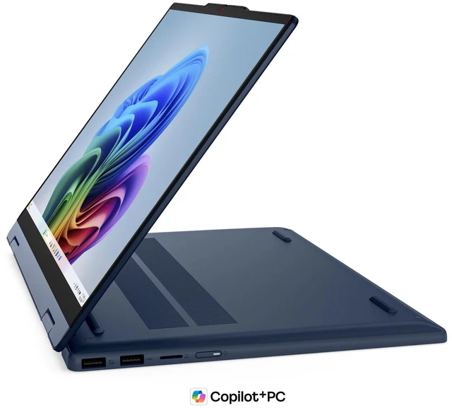 Alt view image 9 of 14 - Lenovo IdeaPad 5 2-in-1, Laptop, AMD Ryzen AI 5-430, 16 GB DDR5 RAM, 512 GB PCIe SSD, 14" WUXGA (1920x1200) Touchscreen, AMD Radeon 840M, Backlit Keyboard, W11 Home, Cosmic Blue, Pen + Traix MousePad