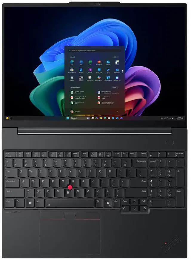 Alt view image 5 of 7 - Lenovo ThinkPad E16 Gen 4 Intel Laptop, 16" IPS 60Hz,Intel Core Ultra 7 355,16GB, Graphics, 512GB SSD,Win 11 Pro