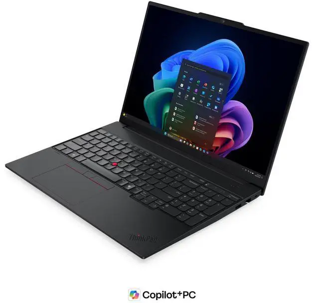 Alt view image 2 of 7 - Lenovo ThinkPad E16 Gen 4 Intel Laptop, 16" IPS 60Hz,Intel Core Ultra 7 355,16GB, Graphics, 512GB SSD,Win 11 Pro