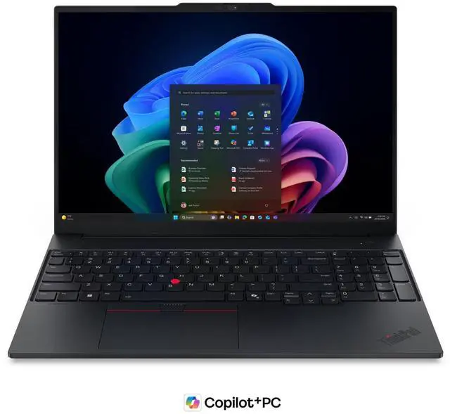 Main image of Lenovo ThinkPad E16 Gen 4 Intel Laptop, 16" IPS 60Hz,Intel Core Ultra 7 355,16GB, Graphics, 512GB SSD,Win 11 Pro