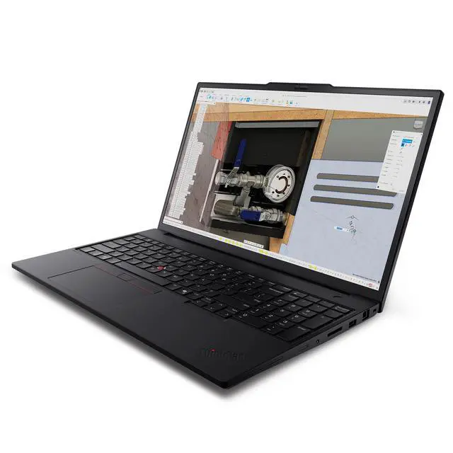Alt view image 3 of 7 - Lenovo ThinkPad P16v Gen 3 Intel Laptop, 16" Low Blue Light, Intel Core Ultra 9 285H vPro, 96GB, 2TB SSD