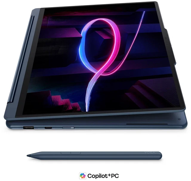 Alt view image 5 of 7 - Lenovo Yoga 9i 2-in-1 Aura Edition Laptop, 14" HD, Intel Core Ultra 7 355, 32GB, 1TB SSD