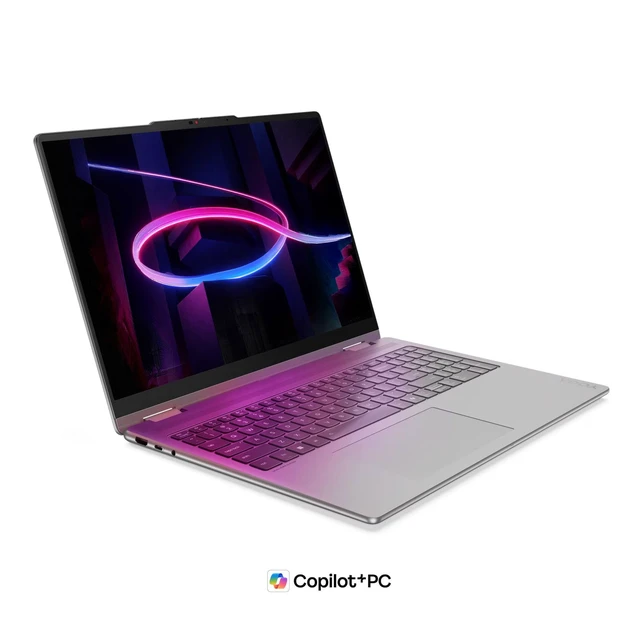 Alt view image 2 of 7 - Lenovo Yoga 7i 2-in-1 Aura Edition Laptop, 16" Glass HD, Intel Core Ultra 5 322, 16GB, 1TB SSD