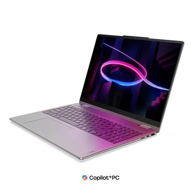 Alt view image 3 of 7 - Lenovo Yoga 7i 2-in-1 Aura Edition Laptop, 16" Glass HD, Intel Core Ultra 5 322, 16GB, 1TB SSD