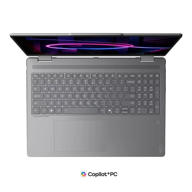 Alt view image 6 of 7 - Lenovo Yoga 7i 2-in-1 Aura Edition Laptop, 16" Glass HD, Intel Core Ultra 5 322, 16GB, 1TB SSD