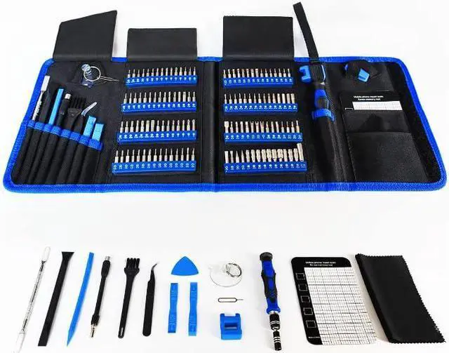 Alt view image 4 of 4 - EFAITHFIX Screwdriver Sets 142-Piece Electronics Precision Screwdriver with 120 Bits Magnetic Repair Tool Kit for iPhone, MacBook, Computer, Laptop, PC, Tablet, PS4, Xbox, Nintendo, Game Console, etc