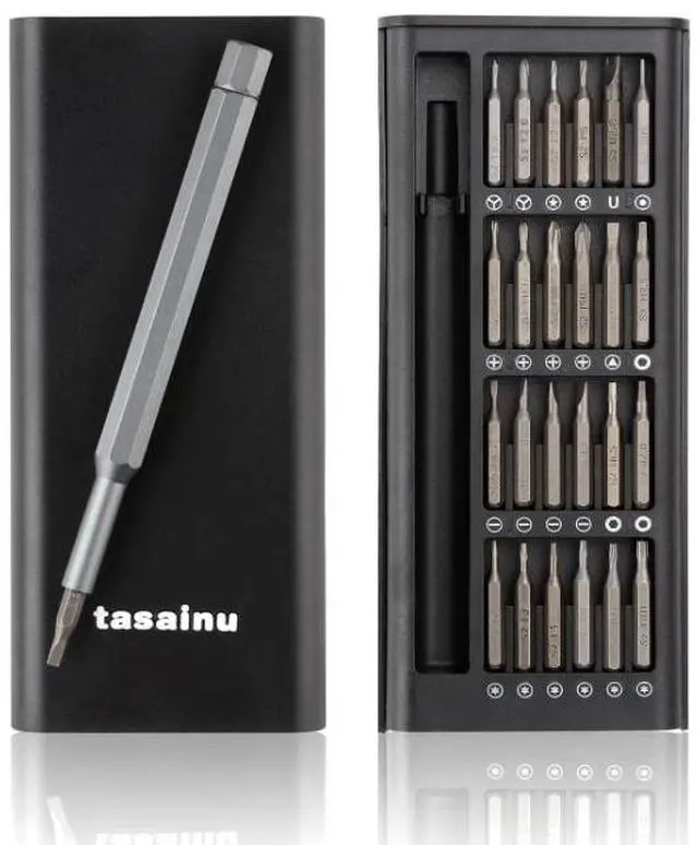 Main image of 24 in 1 Small Screwdriver Sets, Precision Screwdriver Set for Electronics, Magnetic Mini Screwdriver Set, Micro Screwdriver Kit For Repairing Eyeglasses Watches Electronics Computer, tasainu