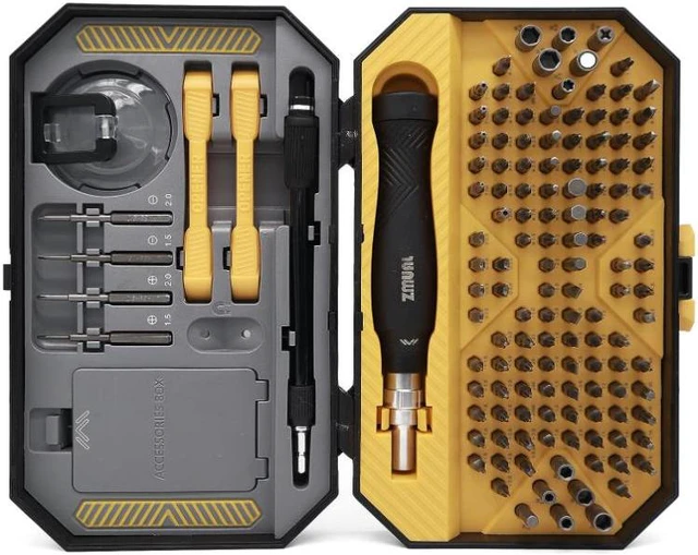 Alt view image 2 of 4 - Screwdriver Set with Case,145 in 1 Precision Screwdriver Set,Magnetic Screwdriver Bit set,Professional Screwdriver Repair Kit for Electronics,Mobile Phone,Computer,Camera,DIY,etc. (145 in 1)