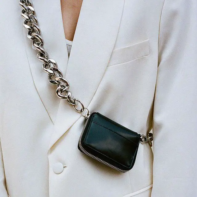 Alt view image 4 of 5 - Brand Design Shoulder Bags Chain Luxury Mini Messenger Bag Girl Fashion Purses Clutch Korean Coin Money Bag Black Crossbody