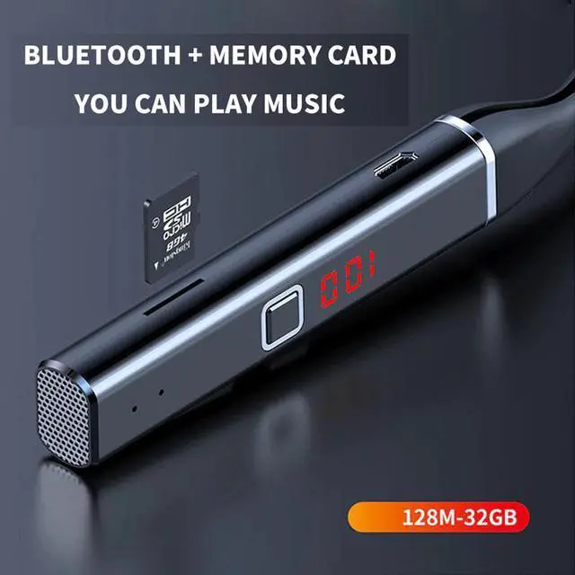 Alt view image 2 of 5 - 100 hours Wireless Earphone Bluetooth Magnetic Neckband Headphone IPX5 Waterproof Sport Headset Noise Cancelling Micophone
