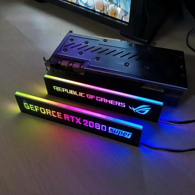Main image of Customization Light Panel, GPU Side Plate, Power panel, 5V A-RGB 3PIN / 12V RGB 4PIN Motherboard AURA SYNC Customizable picture