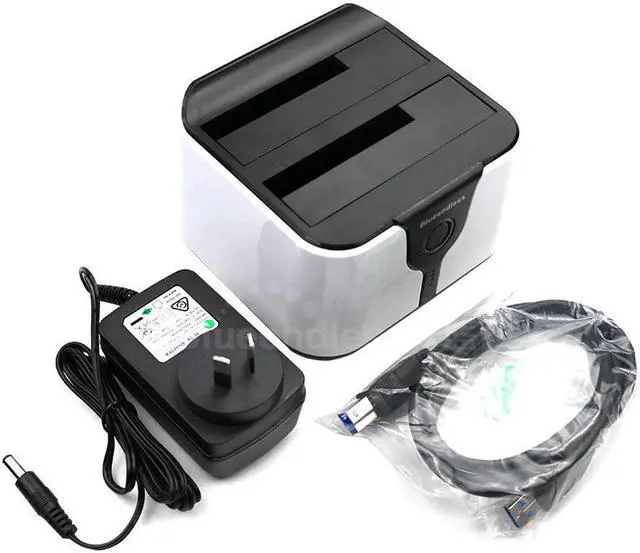 Alt view image 4 of 5 - bay hdd docking station clone function sata 2 hd case 3.5 2.5inch usb3.0 5 gbps 4TB hard disk box HDD SSD read data device