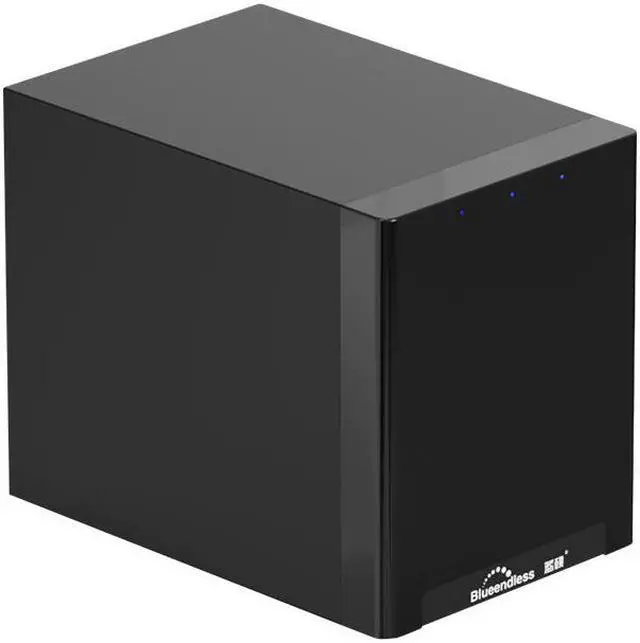Alt view image 3 of 5 - Disks HDD Enclosure 3.5'' NAS Disk Box Gigabit Ethernet Max 70MB/s Wireless Speed External USB3.0 LAN Port Exclusive App