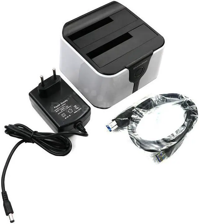 Alt view image 5 of 5 - bay hdd docking station clone function sata 2 hd case 3.5 2.5inch usb3.0 5 gbps 4TB hard disk box HDD SSD read data device