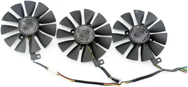 Alt view image 2 of 5 - 87MM PLD09210S12M PLD09210S12HH Cooling Fan Replace For ASUS RX VEGA64 VEGA56 64 RX 580 Fan GTX 1080Ti  Graphics Card Fan