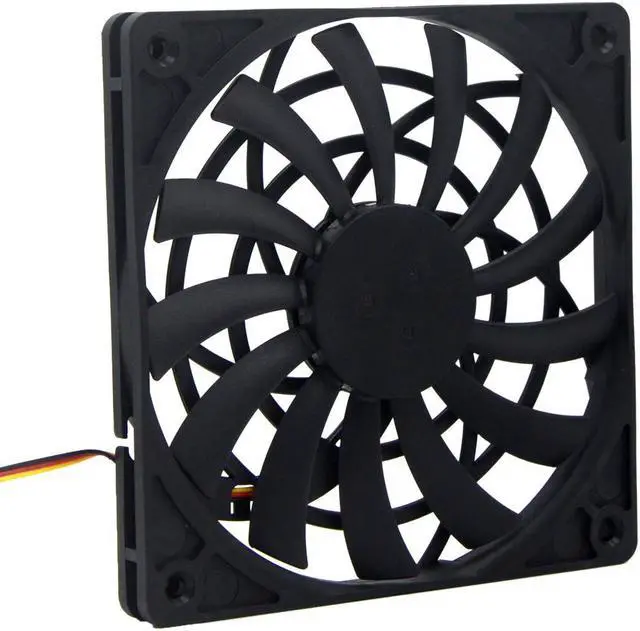 Alt view image 2 of 4 - 120mm DC 12V Slim Computer Case Mute Cooling Fan 120X120X 12mm 0.19A Silent Quiet Low Noise,for PC Chassis Cpu Cooling Fan