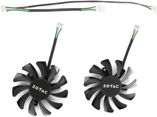 Alt view image 3 of 5 - 75MM GA81S2U 40mm GTX970 Cooler Fan Replacement For ZOTAC GTX 660Ti 650Ti BOOST GTX 970 Graphics Card Cooling Fan
