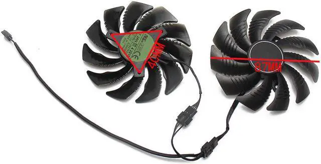 Alt view image 4 of 6 - 87MM T129215SU PLD09210S12HH 4Pin GTX1660 GTX1660Ti Cooling Fan For Gigabyte GTX 1660 1660Ti Graphics Card Cooler Fan