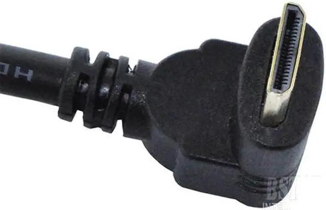 Alt view image 2 of 5 - Right-angle 90 Degree Mini Male to Female -compatibe Converter Adapter Cable Converter Adapter HDTV Connector