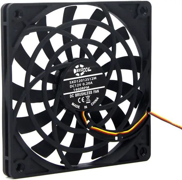 Main image of 120mm DC 12V Slim Computer Case Mute Cooling Fan 120X120X 12mm 0.19A Silent Quiet Low Noise,for PC Chassis Cpu Cooling Fan