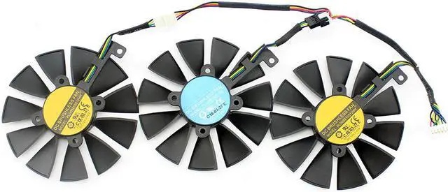 Alt view image 3 of 5 - 87MM PLD09210S12M PLD09210S12HH Cooling Fan Replace For ASUS RX VEGA64 VEGA56 64 RX 580 Fan GTX 1080Ti  Graphics Card Fan