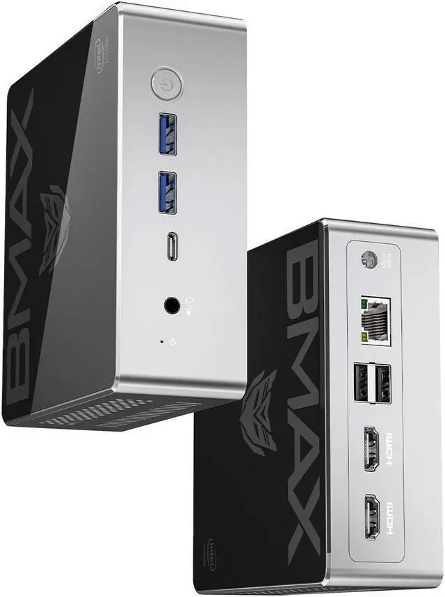 Main image of B2 Plus Mini PC Gamer Computer Windows10  Celeron J4115 8GB DDR4 128GB SSD  9th Gen UHD Graphics 600 Quad Core BT