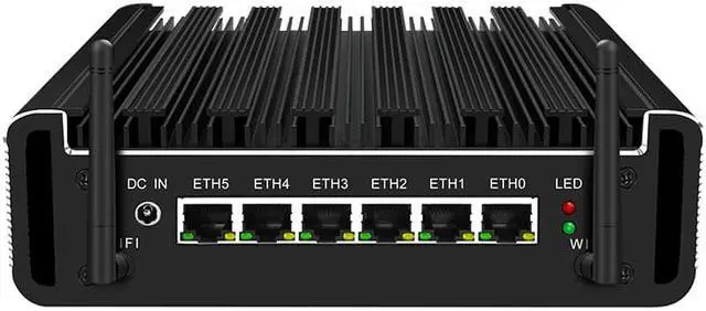 Alt view image 4 of 4 - i5 8250U 6 LAN Core i3 8130U 3855U 8550U 1 RS232 COM 4G WiFi Windows Pfsense Sophos Support AES-NI Firewall Router Mini PC