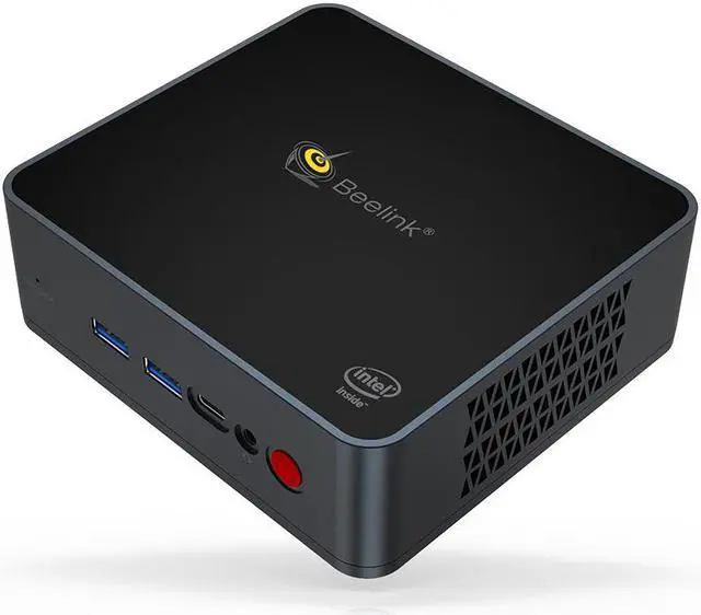 Alt view image 3 of 7 - 10th Gen 2 Lan Mini PC Intel i7-10510U i5-10310U i3-10110U 2*DDR4 M.2 NVMe NUC Computer Win10 Pro WiFi Type-C DP 4K HTPC