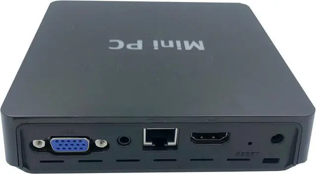 Alt view image 3 of 5 - plus MINI PC  Atom Z8350 up to 1.92GHz 4GB/64GB  windows 10 HDMI&VGA output support 2.5inch HDD win10 fanless HTPC