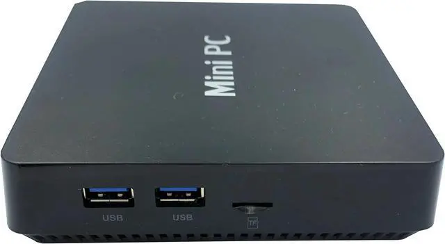 Alt view image 4 of 5 - plus MINI PC  Atom Z8350 up to 1.92GHz 4GB/64GB  windows 10 HDMI&VGA output support 2.5inch HDD win10 fanless HTPC