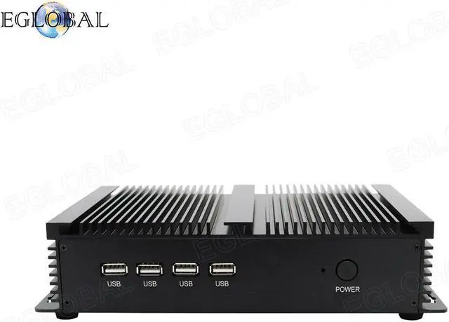 Main image of fanless mini pc Core i5 3317U celeron 1007 Dual Nics 4 RS232 COM industrial computer with HDMI+VGA Windows XP Linux